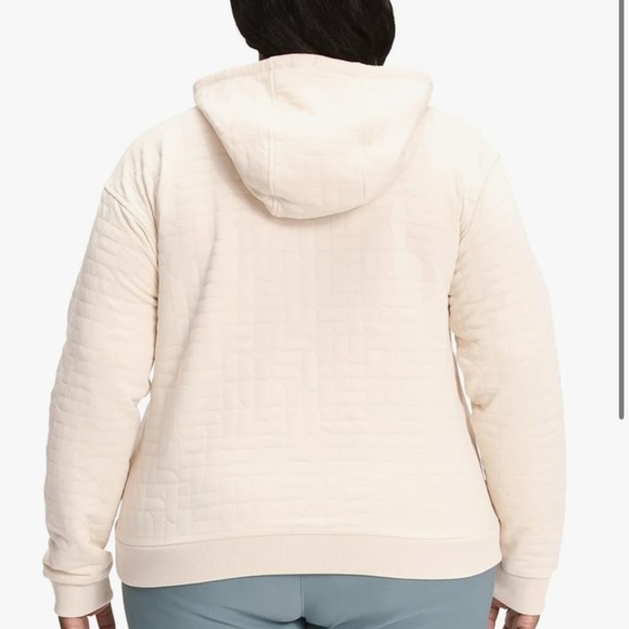 The North Face Women’s Longs Peak Quilted Full-Zip Pullover Cream Ivory Size 2X - Picture 3 of 14